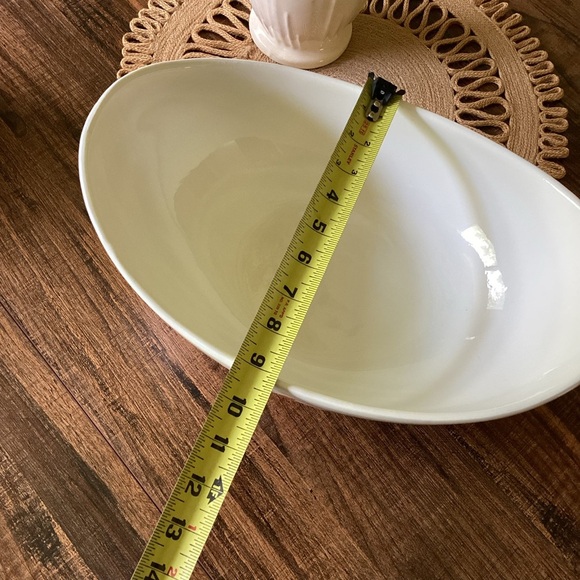 Pier 1 "Flowers" Earthenware Hand Painted Large Serving Bowl - Picture 7 of 8